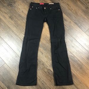 AG Adriano Goldschmied The Merlot Black Pants (27R